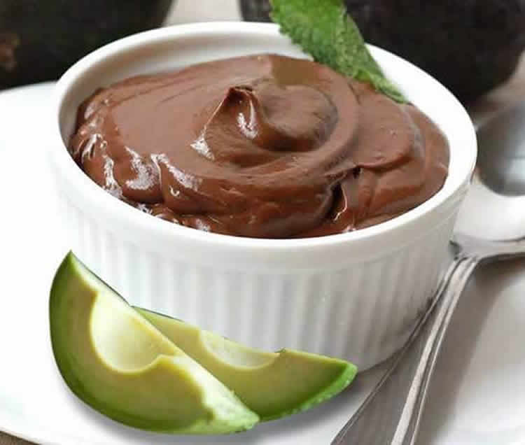 crème avocat et au chocolat avec thermomix