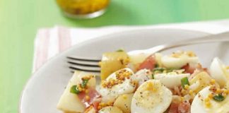 salade pomme de terre oeuf et lardon au cookeo