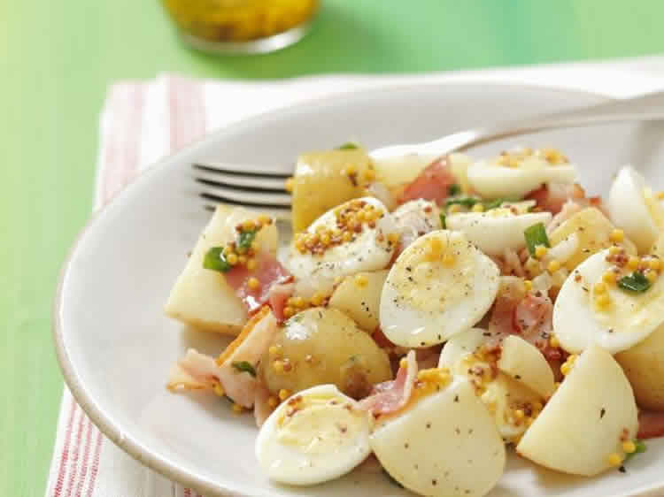 salade pomme de terre oeuf et lardon au cookeo