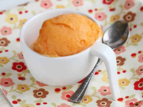 sorbet abricot avec thermomix