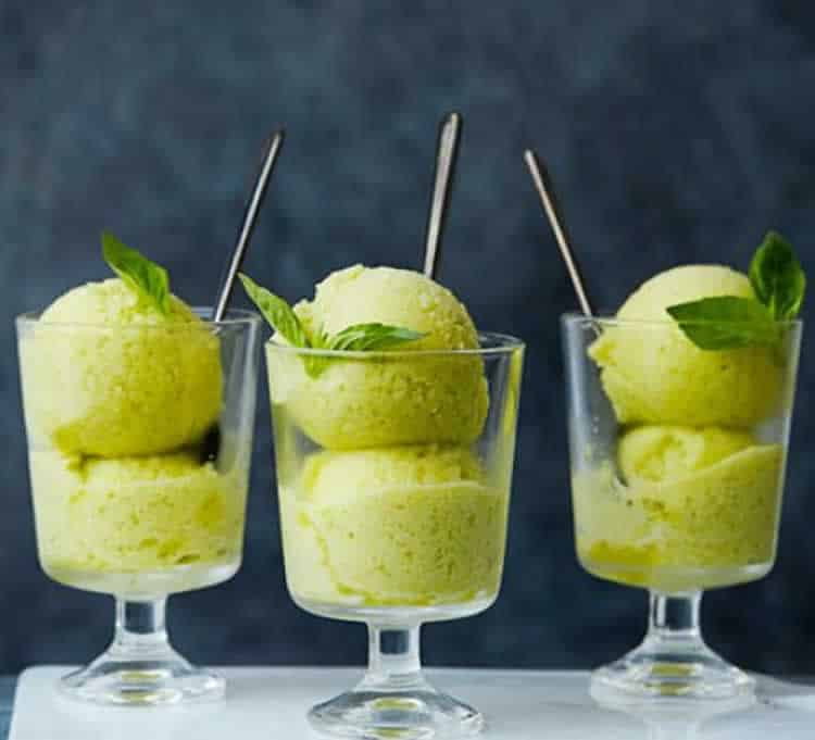 sorbet ananas et basilic avec thermomix - dessert thermomix.