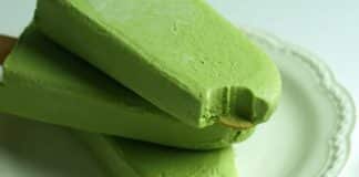 sucette glacée thé vert avec thermomix