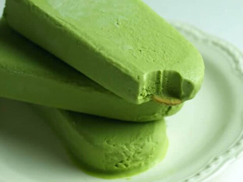 sucette glacée thé vert avec thermomix