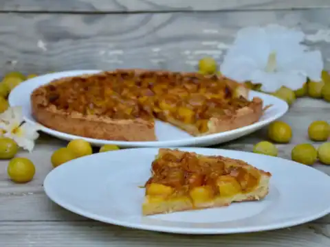 Tarte aux mirabelles au thermomix