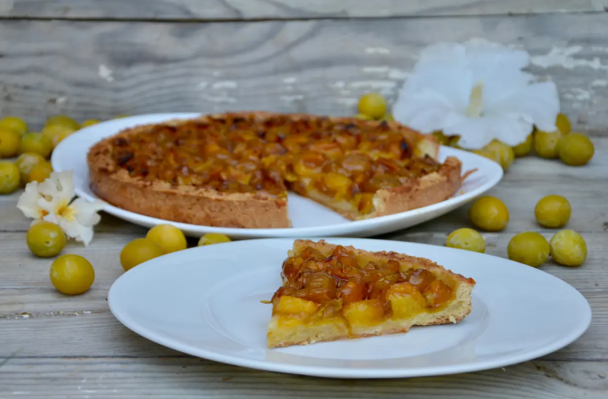 Tarte aux mirabelles au thermomix