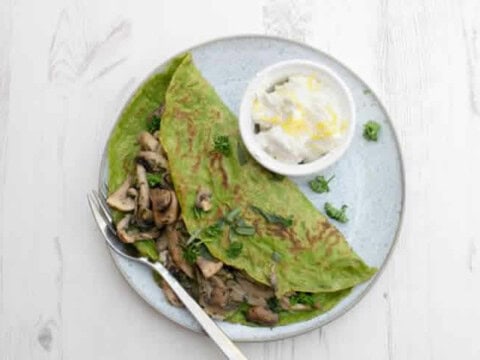 Crêpes aux épinards au thermomix