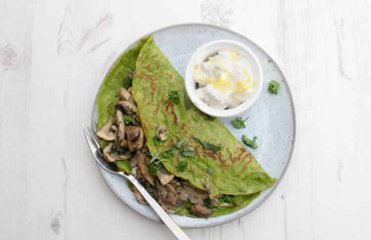 Crêpes aux épinards au thermomix