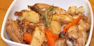 Cuisses de Poulet pommes de terre et carotte au cookeo