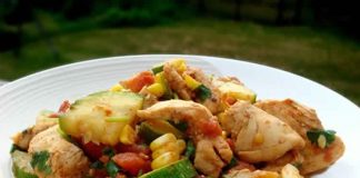 Escalopes de poulet et courgettes au cookeo