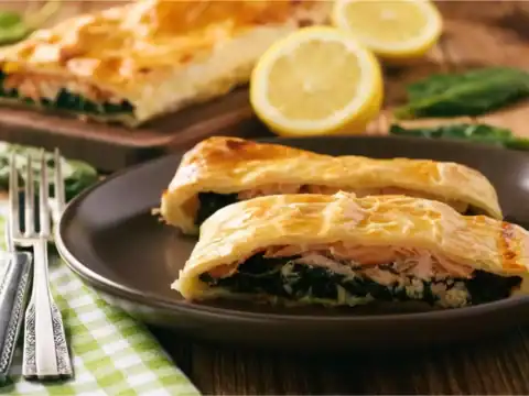 feuilleté saumon et épinard au Thermomix