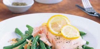 Filets de truites et haricots verts au thermomix