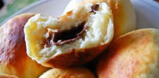 Mini brioche fourrée au chocolat au thermomix
