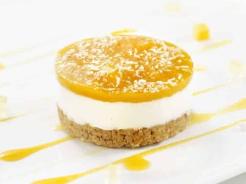 Panna cotta citron spéculoos et mangue au thermomix