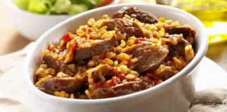 Riz saucisse au cookeo