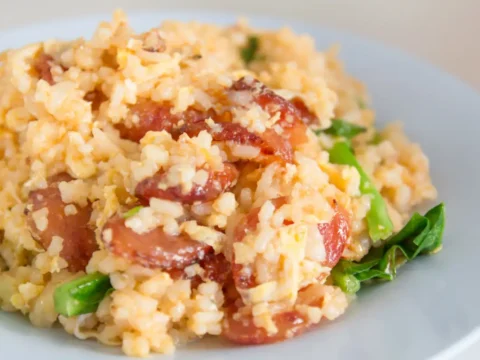 Riz saucisse au cookeo