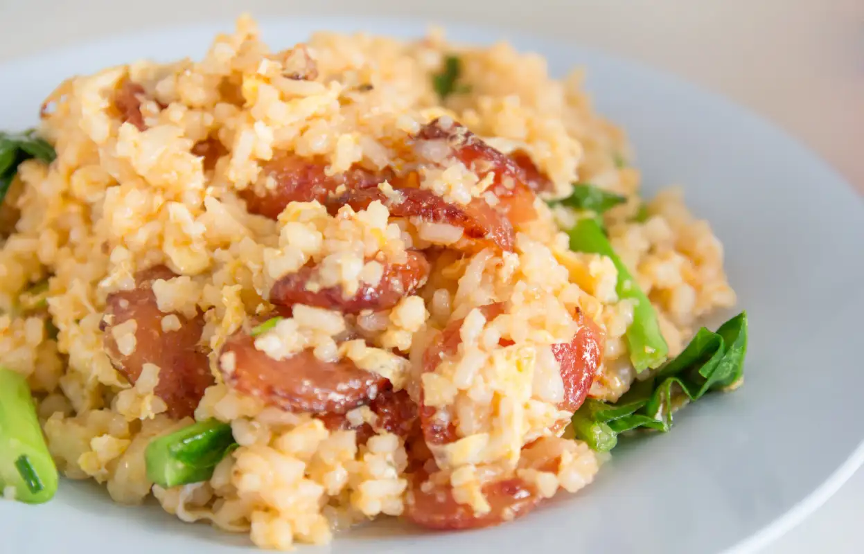 Riz saucisse au cookeo