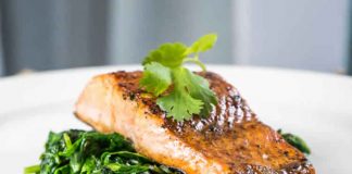 Saumon aux épinards au cookeo