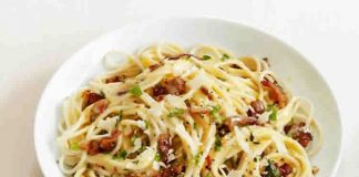 Spaghetti carbonara au cookeo