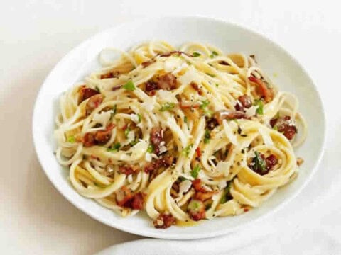 Spaghetti carbonara au cookeo