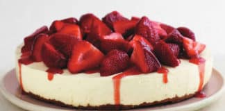 Tarte aux fraises sans cuisson au thermomix