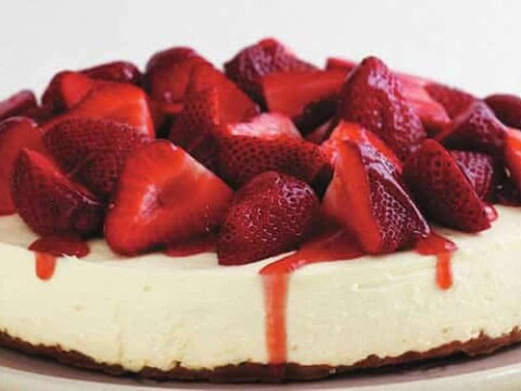 Tarte aux fraises sans cuisson au thermomix