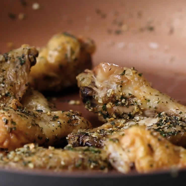 Ailes de poulet aux herbes cuisson four