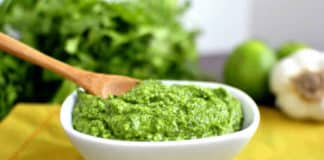 Pesto au coriandre