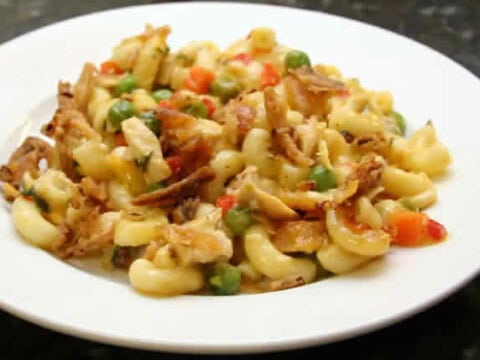 Poulet aux macaronis et légumes au cookeo