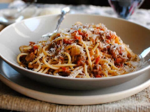 Recette Spaghetti bolognaise aux lentilles et carottes weight watchers