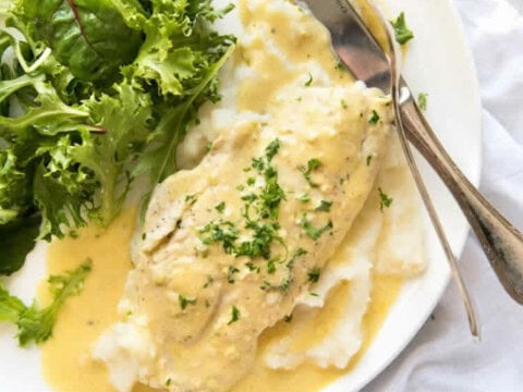 Tranches de poisson sauce crémeuse au cookeo
