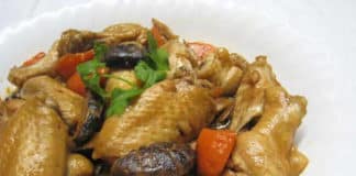 Ailes de poulet et champignons chinois au Cookeo