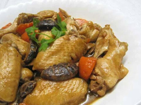 Ailes de poulet et champignons chinois au Cookeo