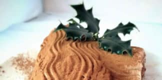 Bûche de Noël chocolat orange