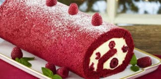 Bûche framboise