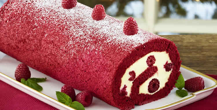 Bûche framboise