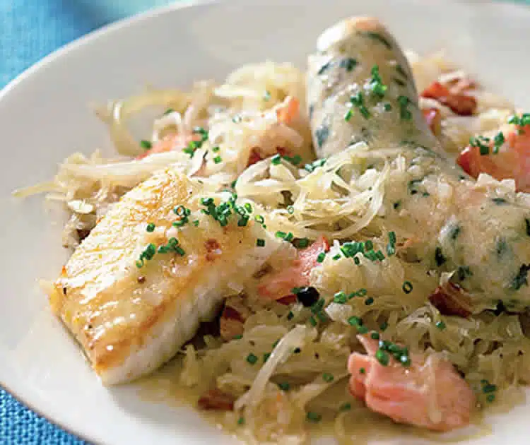 Choucroute aux poissons au cookeo