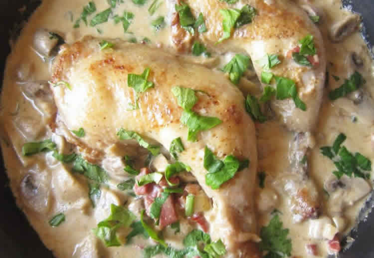 Cuisse de poulet au cookeo a la creme