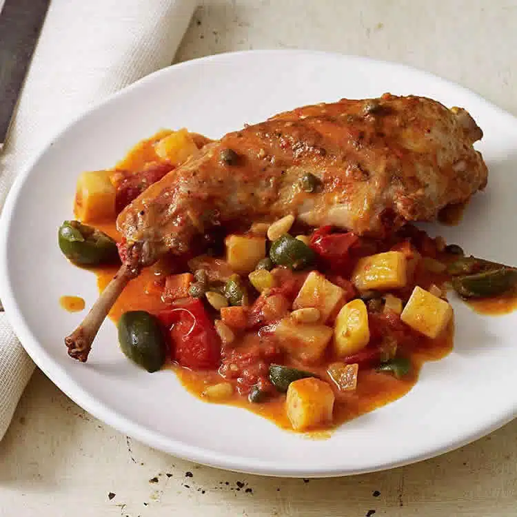 Cuisses de lapin pomme de terre et carottes au cookeo