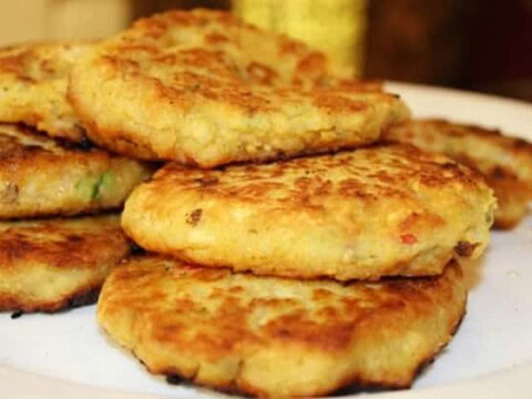 Galettes de riz et lentilles au thermomix