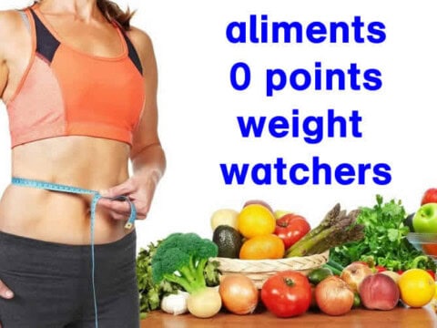 Légume minceur et aliment 0 points weight watchers