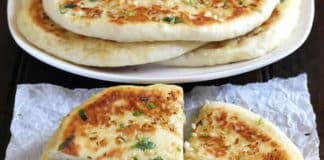 Naan au fromage et ail au thermomix