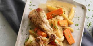 Pilons de poulet pomme de terre carotte au Cookeo