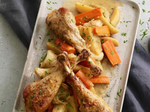 Pilons de poulet pomme de terre carotte au Cookeo