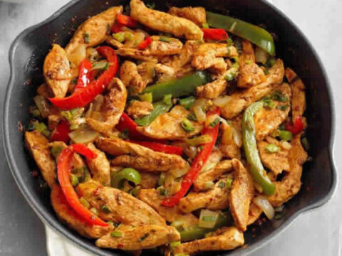 Poulet mexicain aux poivrons au cookeo