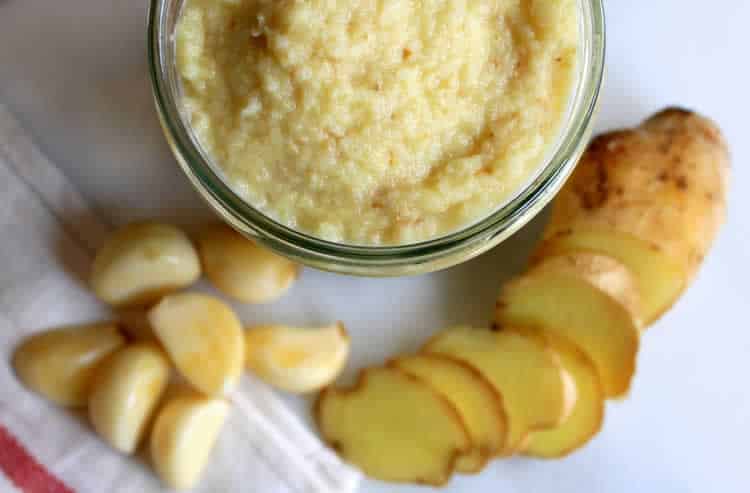 Pâte ail et gingembre au thermomix