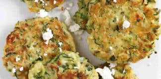 Recette beignets de courgettes et féta w.w