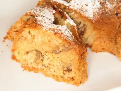 cake aux pommes et noix
