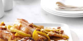 Recette côtelettes de porc aux pommes et épices douces ww