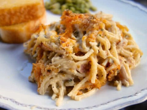 Recette gratin de spaghetti au poulet ww