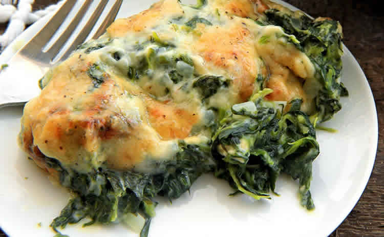 Recette gratin épinard au fromage ww